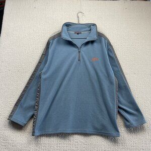VTG West Coast Connection Retro Polar Fleece Blue Gorpcore Tech Outdoor Men Sz L